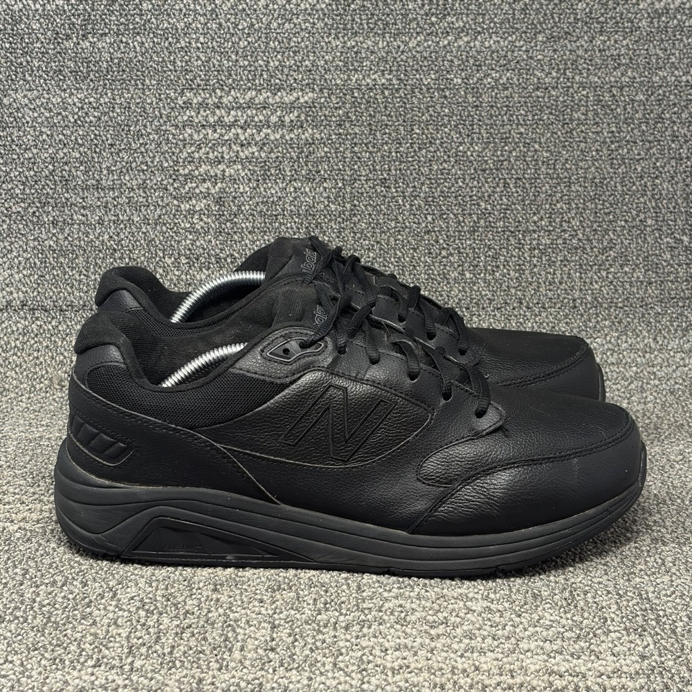 New Balance 928v3 MW928BK3 Mens 10.5 4E X-Wide Black Leather Walking Shoes